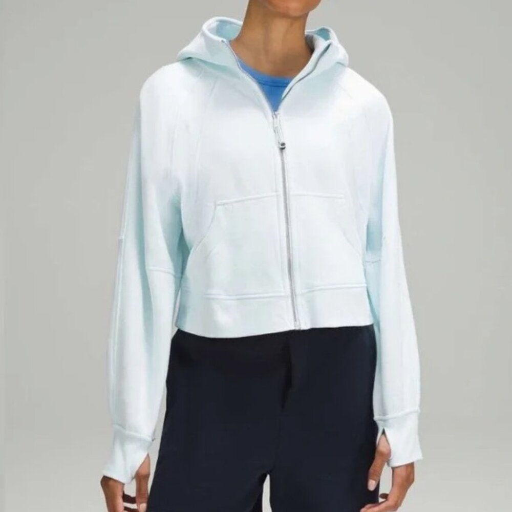 Lululemon Scuba Oversized Full-Zip Hoodie in Sheer Blue